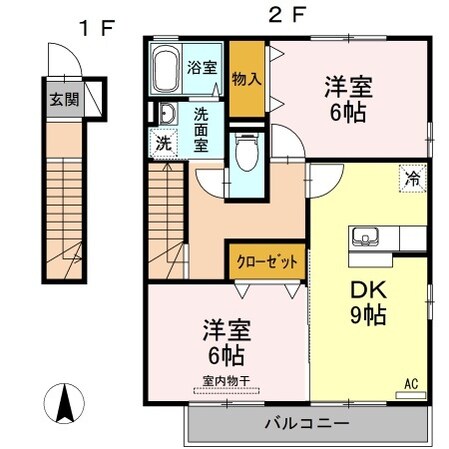 ボナール・Tの物件間取画像